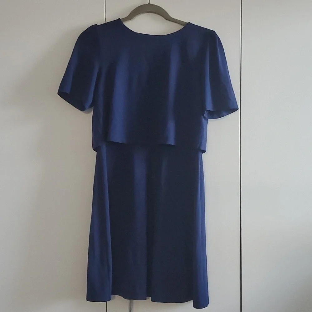 New Without Tags Susana Monaco Size M Blue Skater Dress
